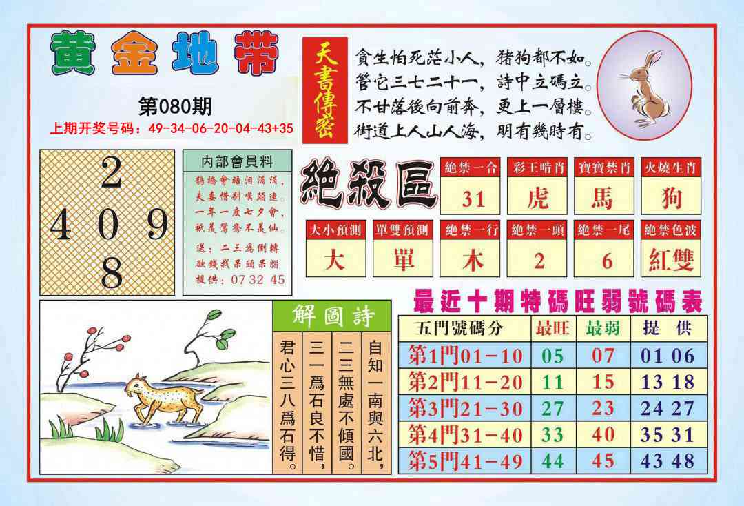 080期黄金地带[图]